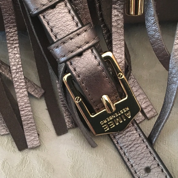 Aimee Kestenberg Pebble Leather Fringe Crossbody - Picture 8 of 8